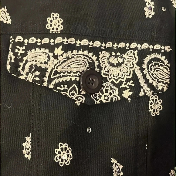 Quacker Factory | NEW Beaded Paisley jacket light coat Womens size 1X rhinestone - Picture 5 of 12